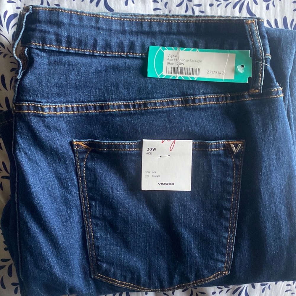 Viggos Ace high rise straight jeans
